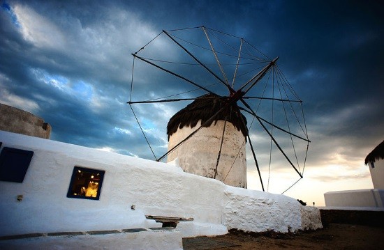 Greek windmill greece