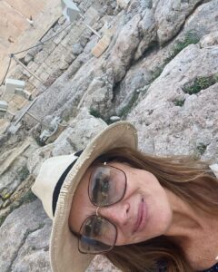 Brooke Shields in Athens, Greece