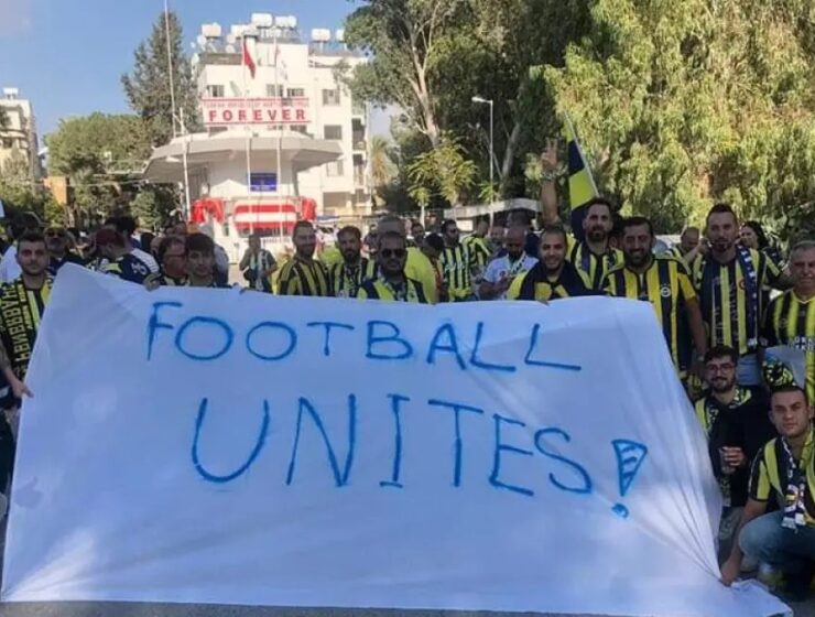 Fenerbahçe fans in Cyprus