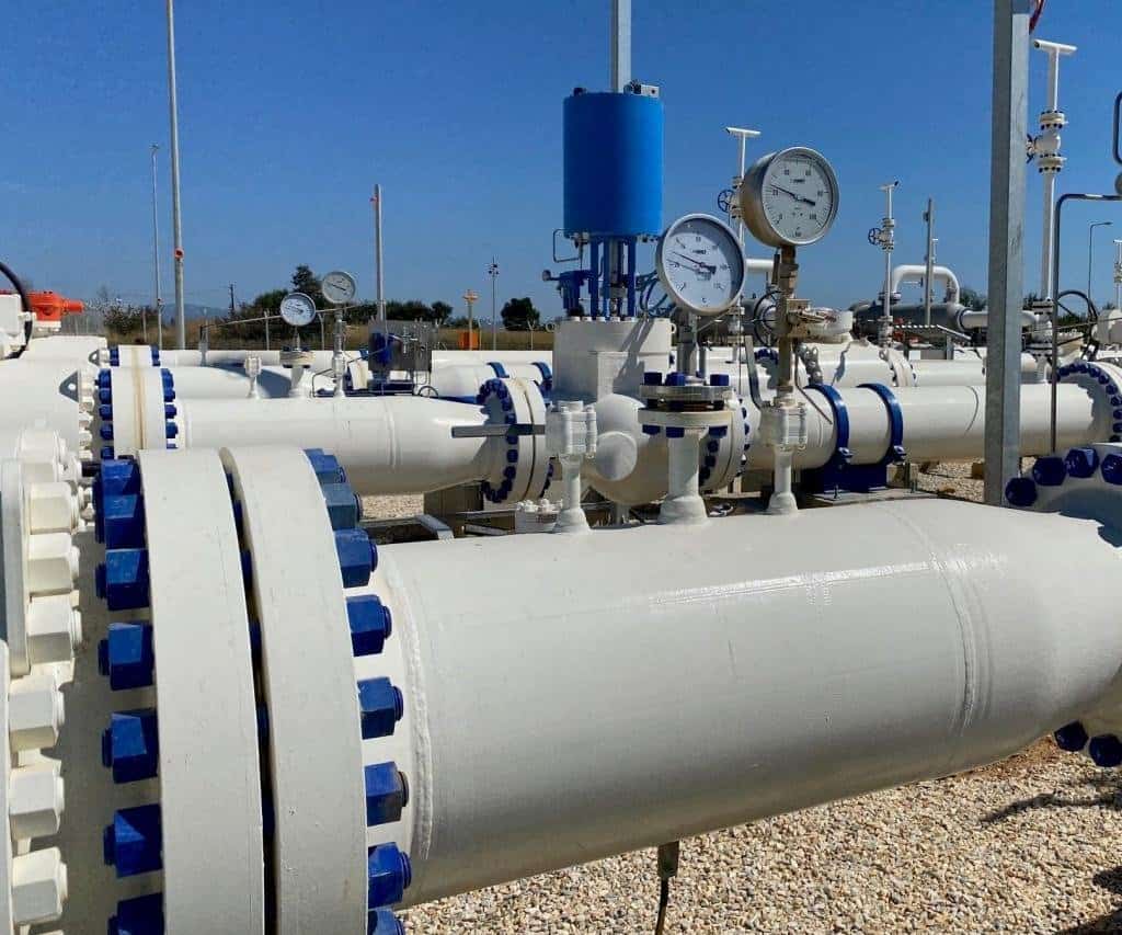 natural gas pipeline greece