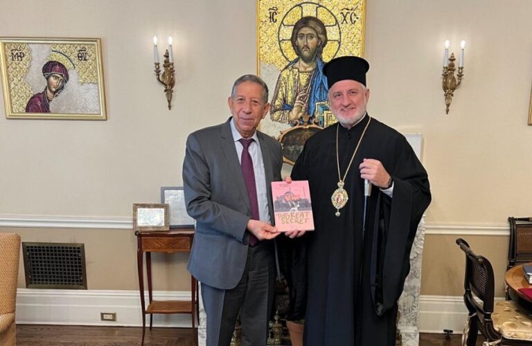 Archbishop Elpidophoros meets UNESCO Advisor on Turkish mosque reconversion of Ayia Sophia