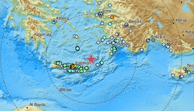 5.5 Richter earthquake in Greek Island of Kasos