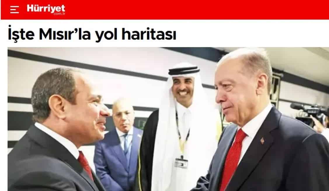 Egyptian President el-Sisi Turkish President Recep Tayyip Erdogan Hürriyet