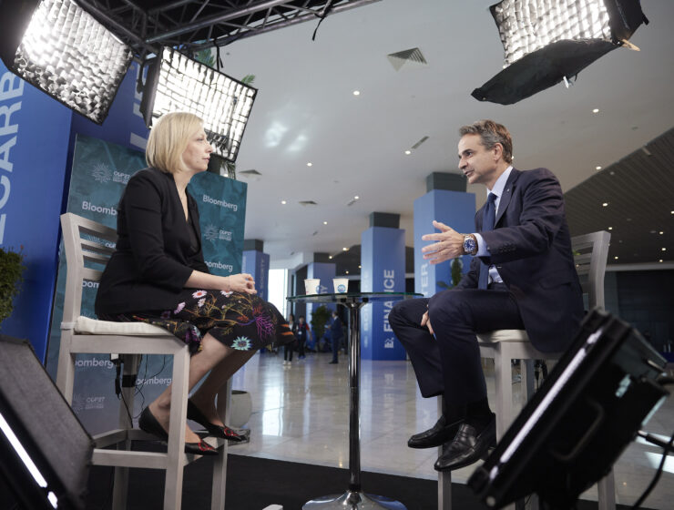 Prime Minister Kyriakos Mitsotakis’ interview on Bloomberg TV, with journalist Francine Lacqua