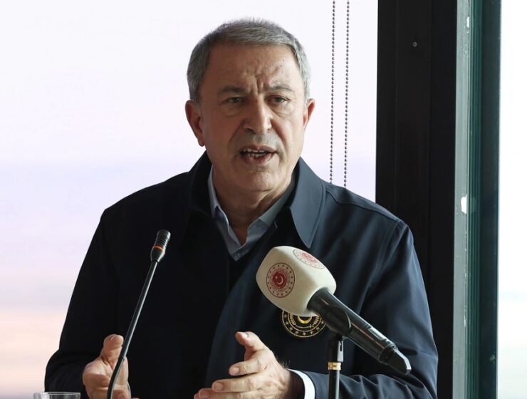 Turkish Defence Minister Hulusi Akar