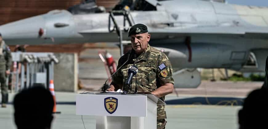 The Chief of the Hellenic National Defence General Staff, General Konstantinos Floros GEETHA Turkey
