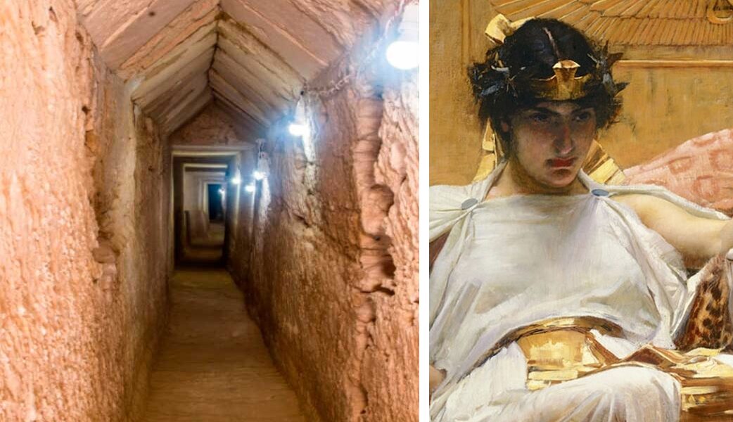 Cleopatra Ancient Egypt tunnels