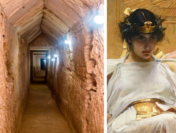 Cleopatra Ancient Egypt tunnels