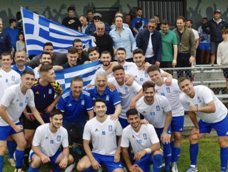 Team Greece defeats italy