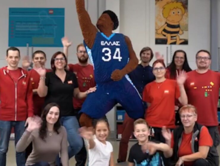 Giannis Lego Life Size in Greece