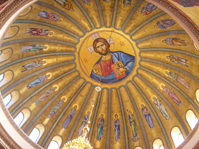 greek orthodox cathedral dome