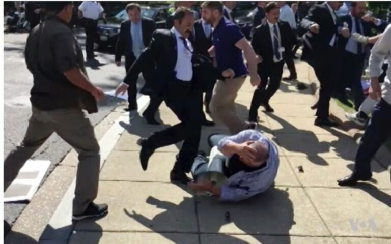US Supreme Court rejects Turkey's attempt to stop lawsuits after Erdogan bodyguards assault protestors
