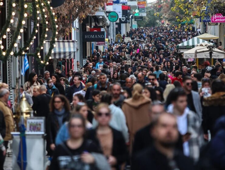 ermou street greek population