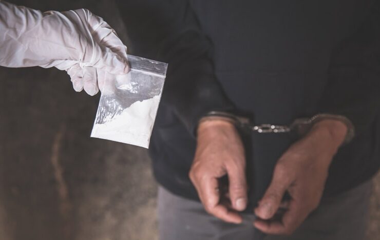 heroin arrest handcuffs Zakynthos