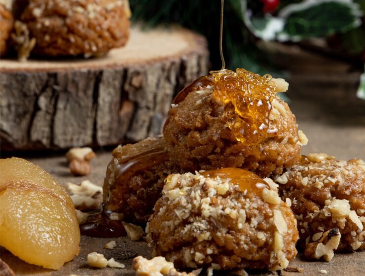 MELOMAKARONA (Greek Christmas Honey Cookies)