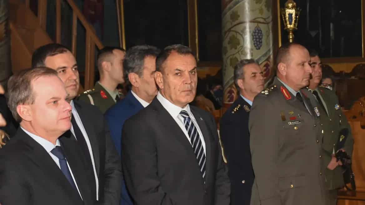 Greek Defence Minister Nikos Panagiotopoulos