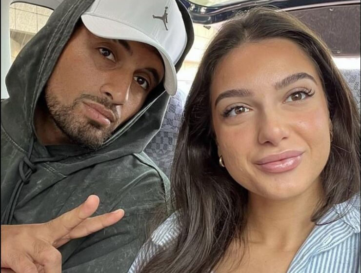 Nick Kyrgios shares sweet tribute to girlfriend Costeen Hatzi as they celebrate their one year anniversary