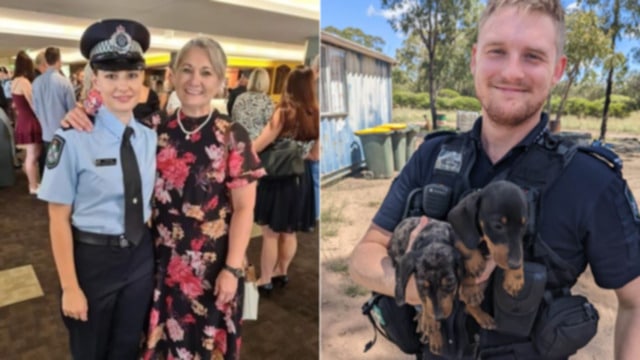 Two Queensland police officers fatally shot attending a rural property “didn’t stand a chance”, the state's police commissioner say