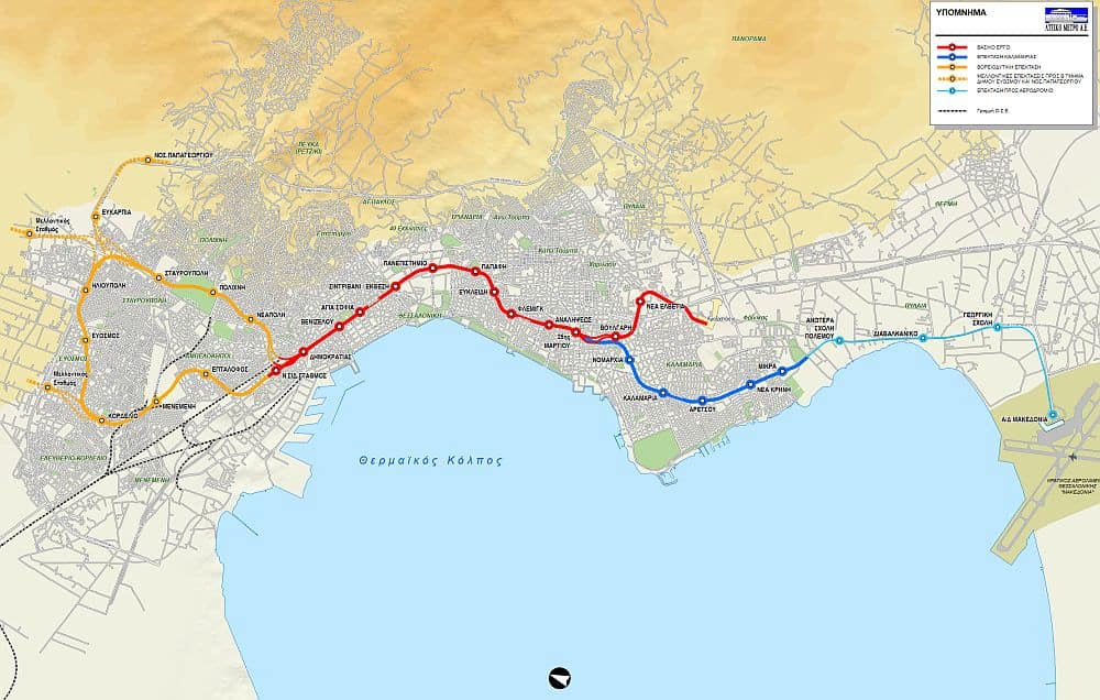 metro thessalonikis map 2021 update