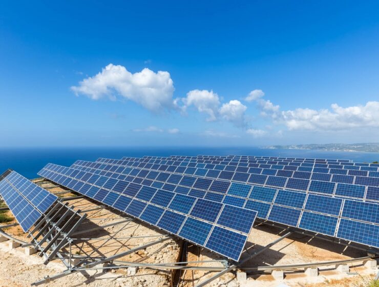Solar panels, Greece. Copyright: Ben Schonewille / Shutterstock