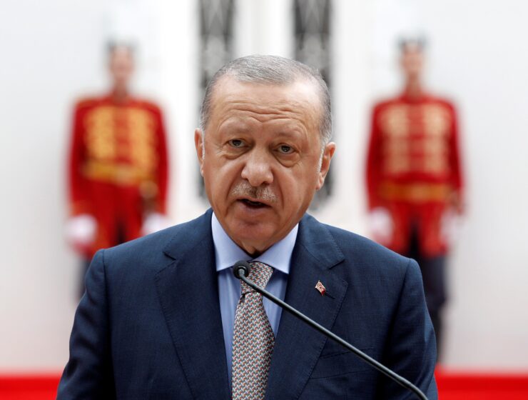 Turkish President Recep Tayyip Erdoğan Greek