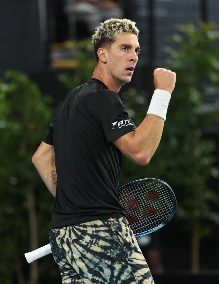 Thanasi Kokkinakis defeats no. 6 seed Miomir Kecmanovic in a fight for a semifinal spot