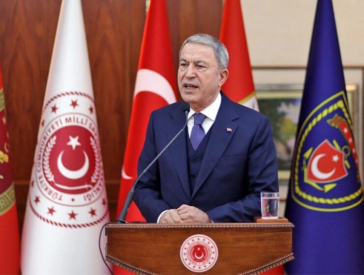 Turkish Defence Minister Hulusi Akar Turkey