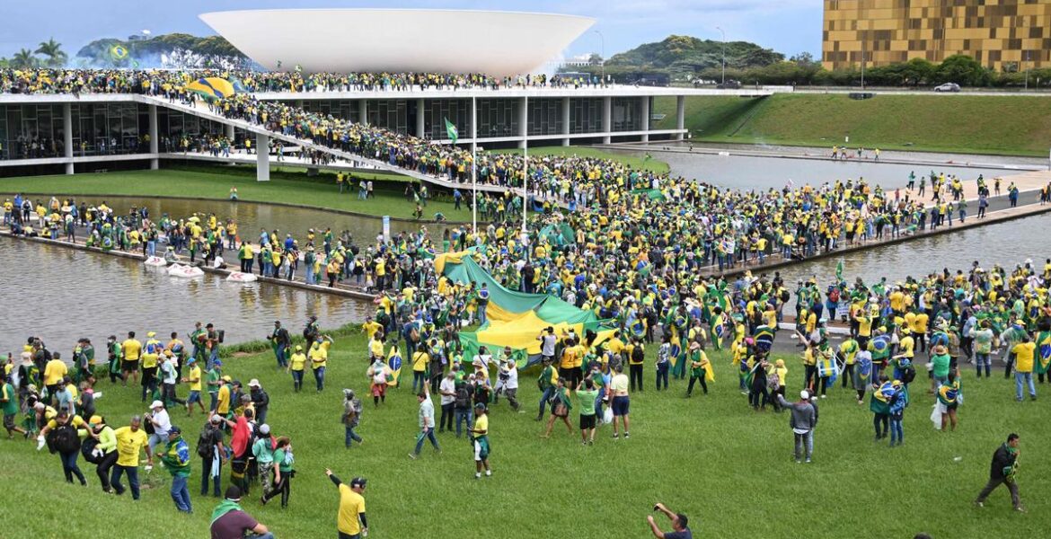 Brazil Congress Brasilia January 8, 2023 Bolsonaro