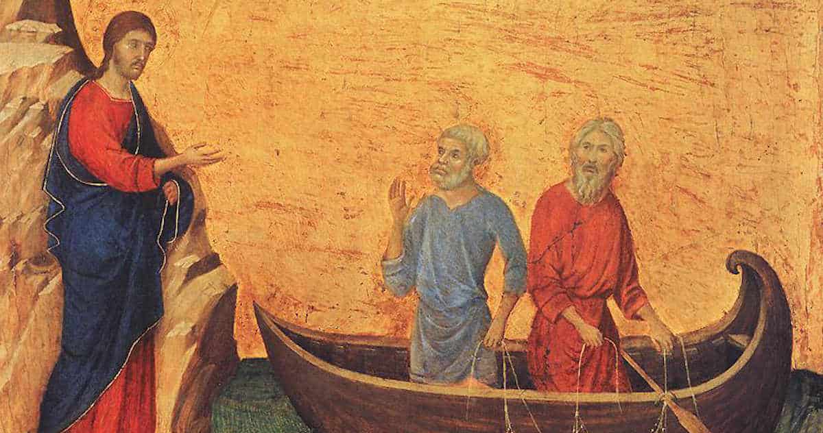 Duccio di Buoninsegna Calling of Peter and Andrew WGA06774