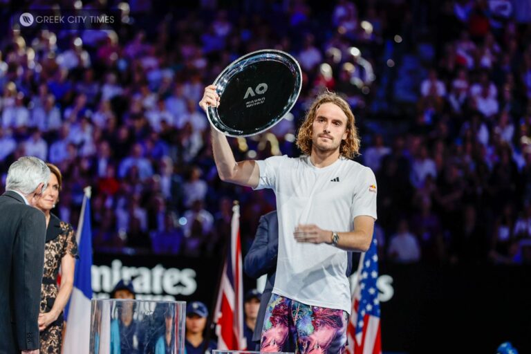 "He's the greatest that has ever held a tennis racquet"- Stefanos Tsitsipas pays ultimate tribute to Novak Djokovic