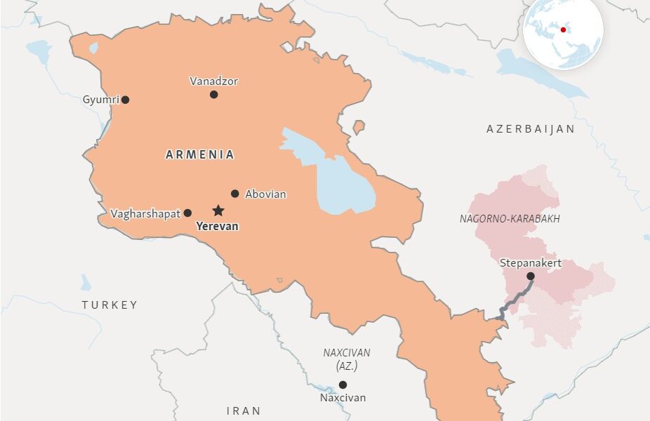 South Caucasus Armenia Azerbaijan Nagorno-Karabakh Artsakh