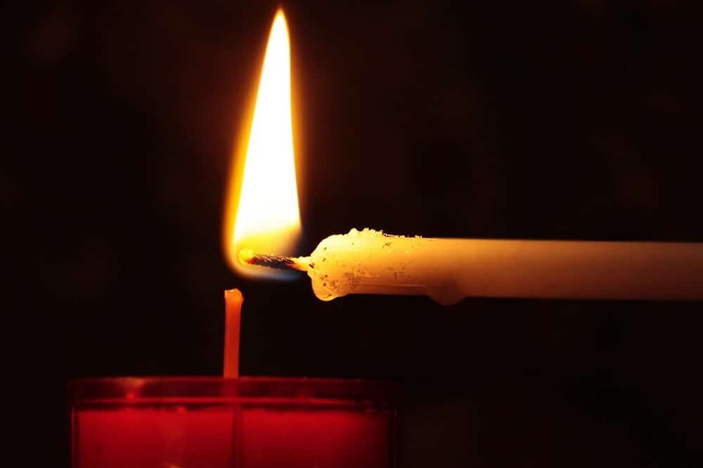 Why lighting up a candle in church