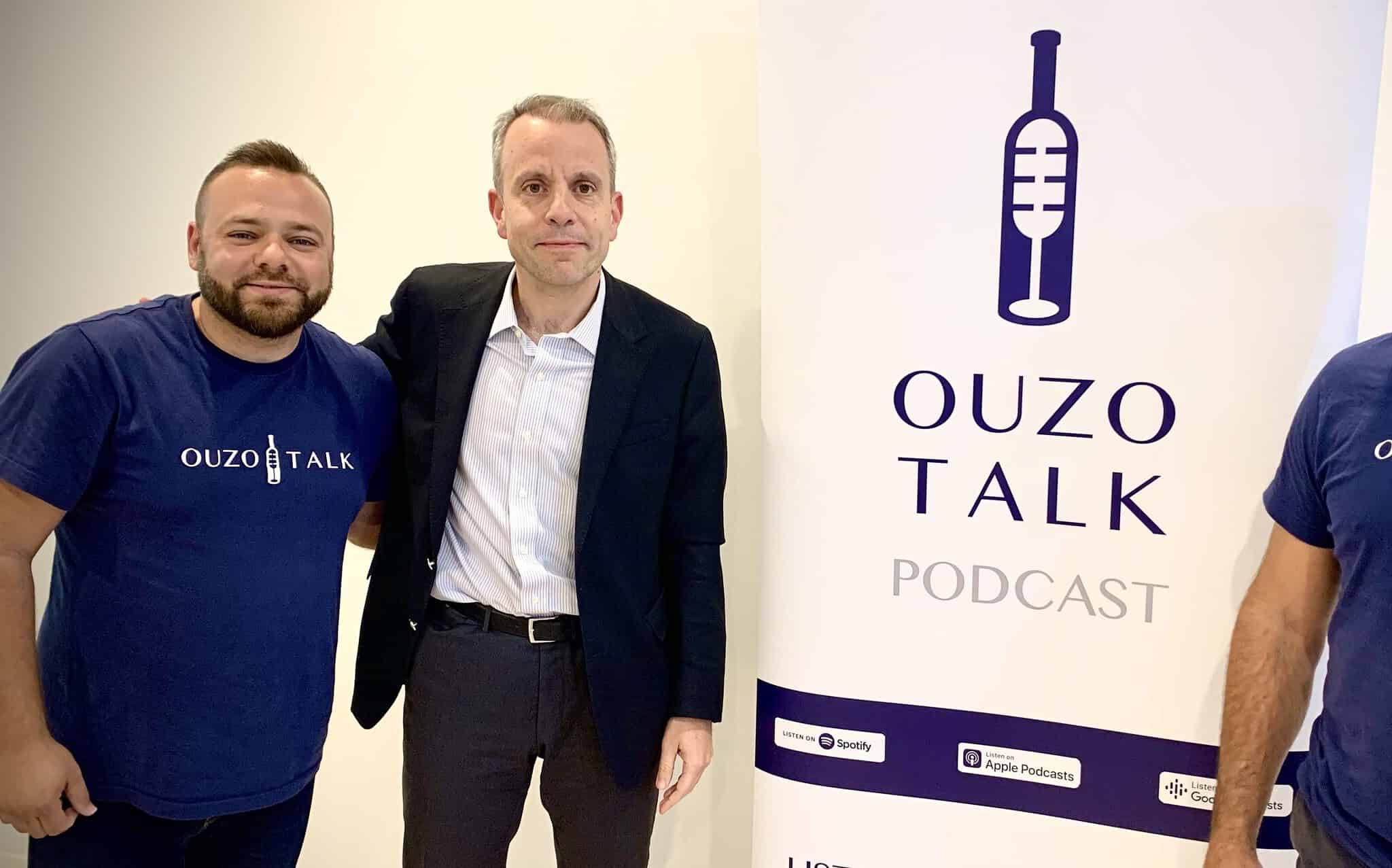 ouzo talk with Greek Consul