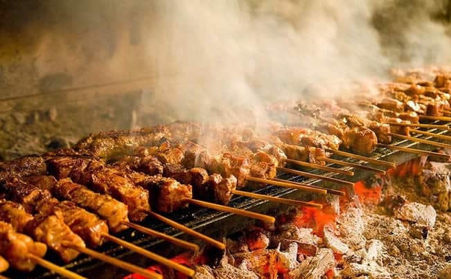 Tsiknopempti souvlakia greek bbq barbecue
