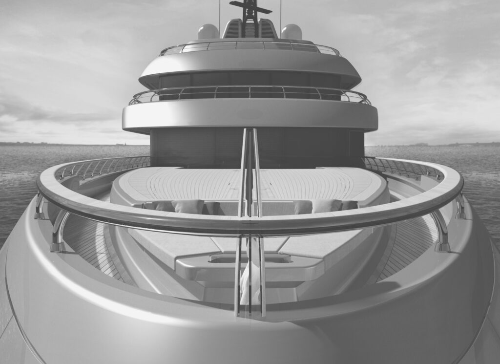 The Italian Sea Group and Giorgio Armani will unveil the interior of the 72-meter Admiral megayacht at an exclusive private event to be held at the Marina di Carrara Headquarters