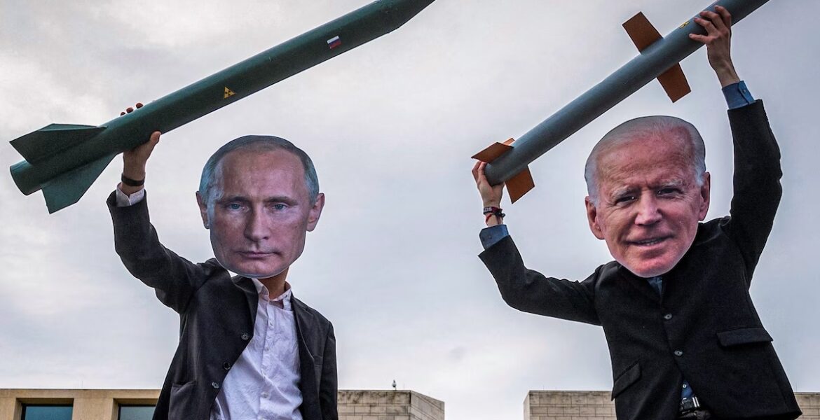 Russian President Vladimir Putin US President Joe Biden nuclear weapons