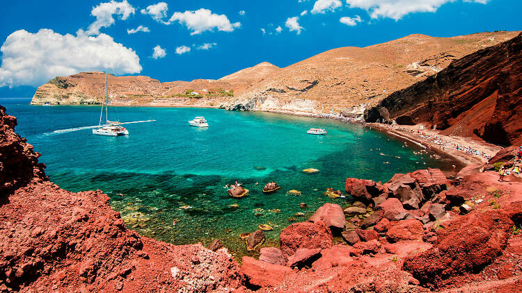 Santorini red beach greece top 5