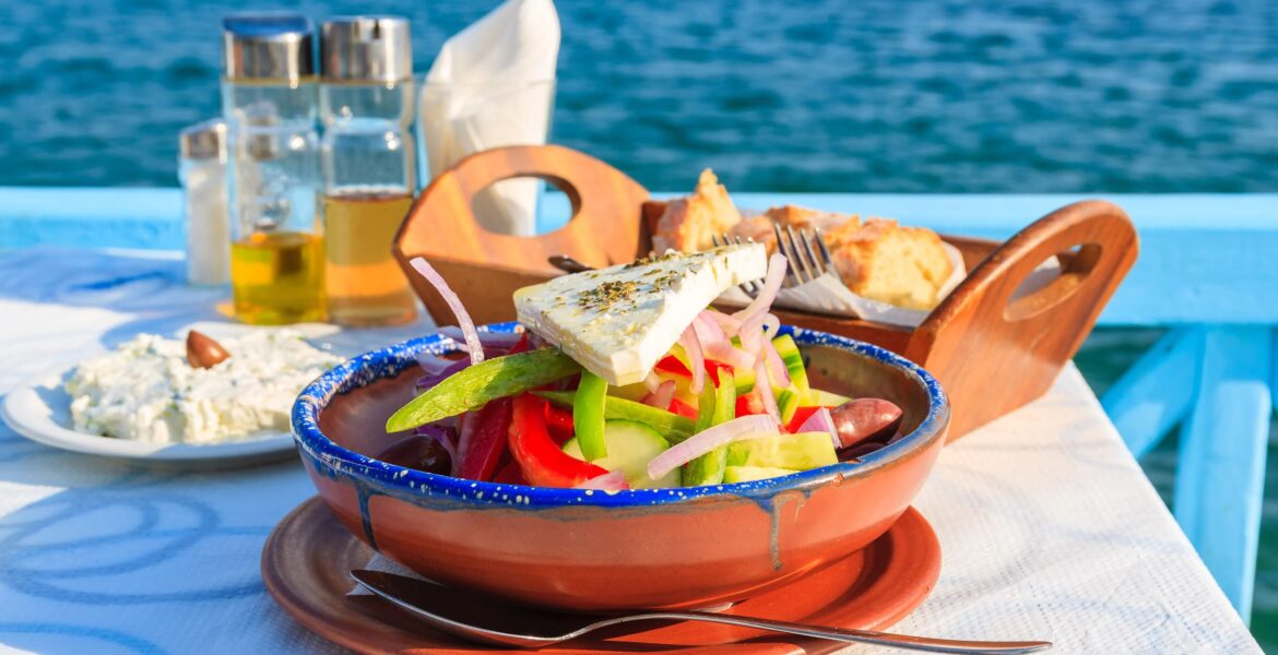 greek salad tzatziki Mediterranean diet