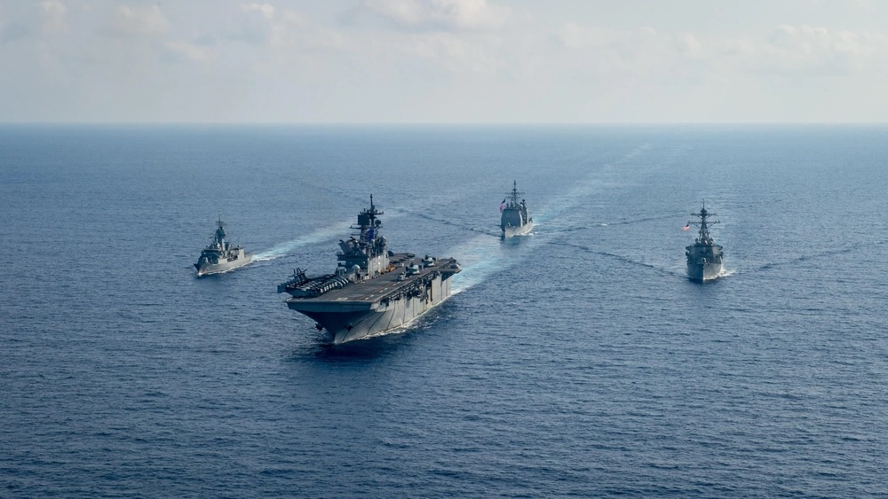 Australian and US Navies navy ships Exercise La Perouse