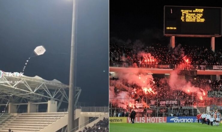 PAOK fans flew a kite in Panthessalikos (VIDEO)