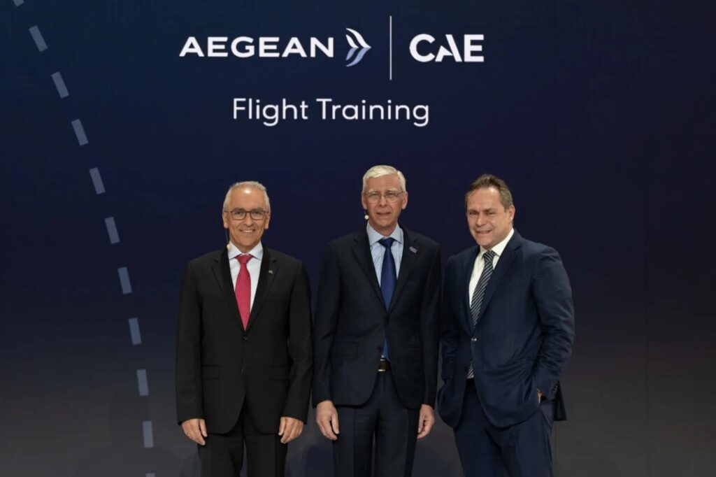 aegean CAE flight training