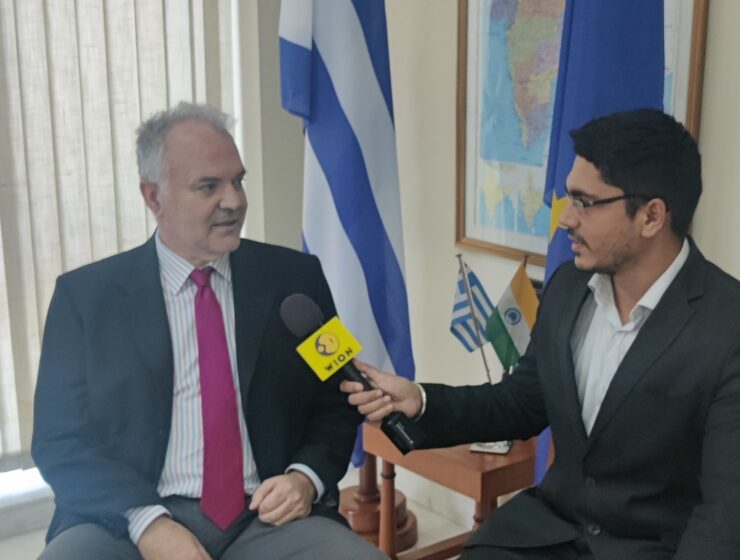 Greek Ambassador to India Dimitrios Ioannour Dimitrios
