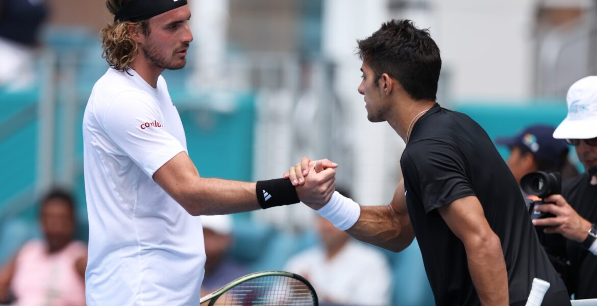 Tsitsipas Eases Past Garin To Reach The Last 16 In Miami