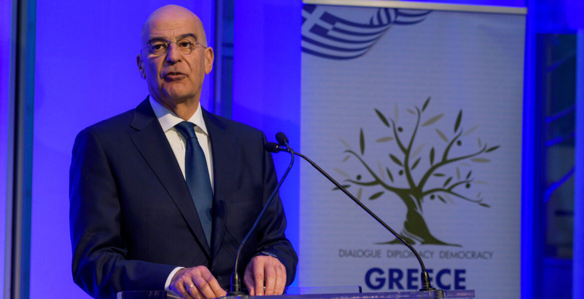 greece Greek Foreign Minister Nikos Dendias UNSC New York March 2023
