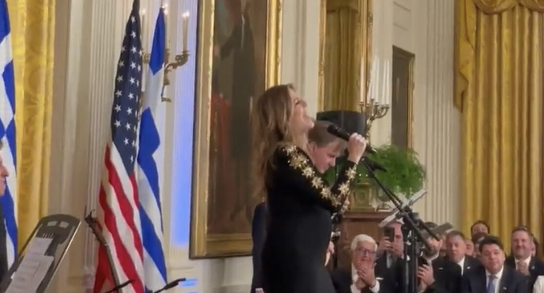 Rita Wilson Sings at the White House for Greek Independence Day