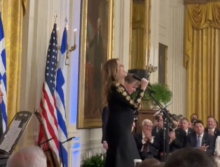 Rita Wilson Sings at the White House for Greek Independence Day