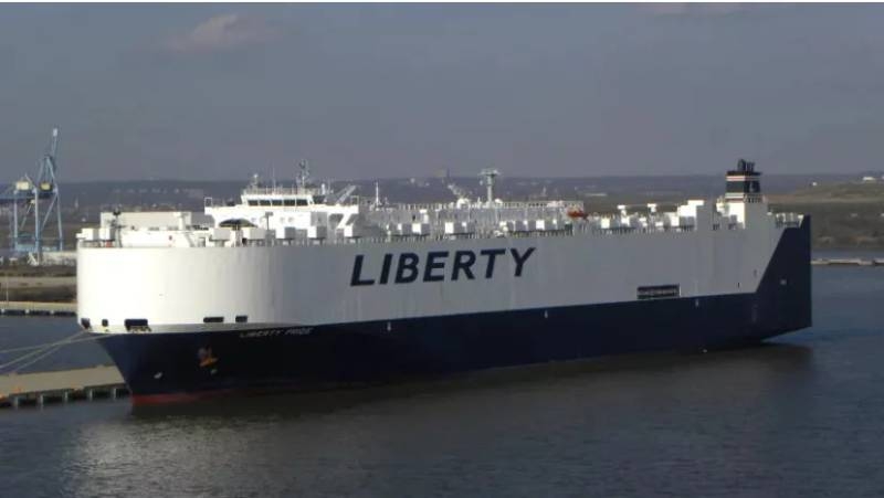 "Liberty Pride" in the port of Alexandroupolis