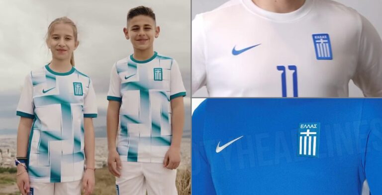 Nike Greece 2023 Home, Away & Third Kits Released