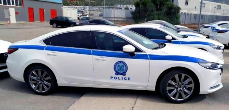 greek police car traffic violations