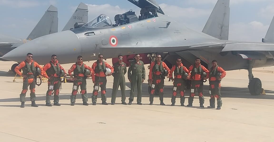 Iniochos 2023 Indian Air Force at Andravida Air Base in the Western Peloponnese for the massive Iniochos 23 exercises